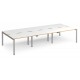 Adapt 6 Person Bench Desk | 1600mm Deep